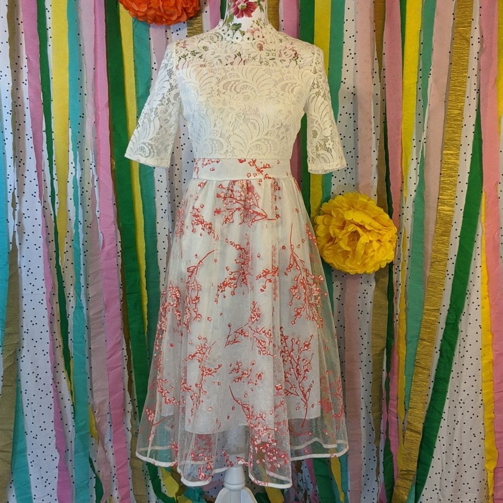 Jiale Lace Vintage Inspired Dress